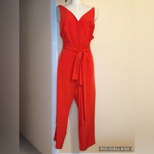 ASOS Vibrant Red Jumpsuit
